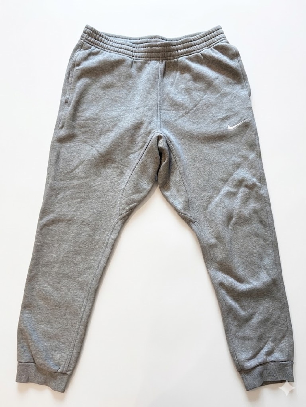 Nike Mens Gray Heather Fleece Joggers